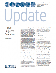 Cutter_IT Due Diligence Overview